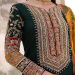 Emerald Green Jamawar - image 4