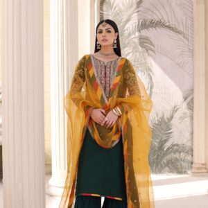 Emerald Green Jamawar