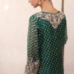 Emerald Green Organza - image 5