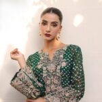 Emerald Green Organza - image 6