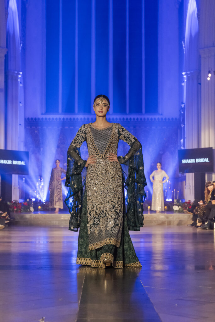 Emerald Green Zardozi Heavy Formal