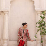 Red Rao Silk 80G Antique Gown - image 3