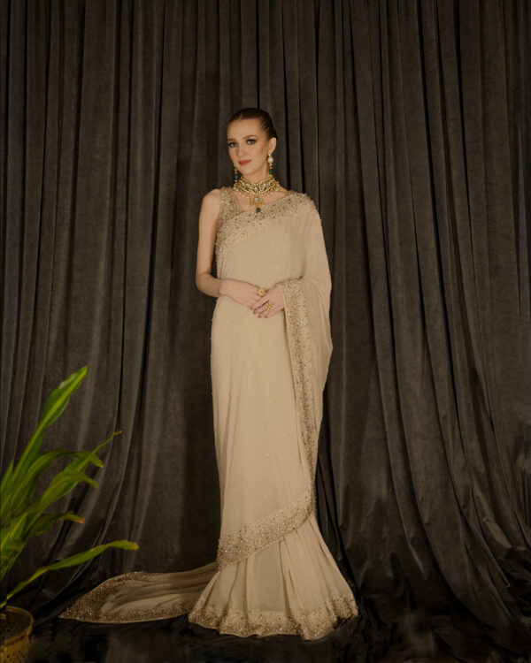 Off White Ivory Pure Chiffon