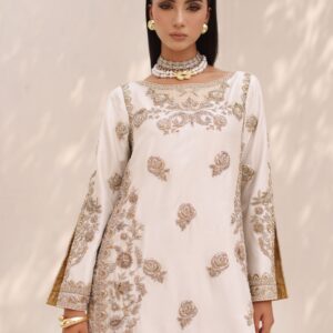 Off White 3D Zardozi Formal