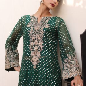 Emerald Green Organza Formal